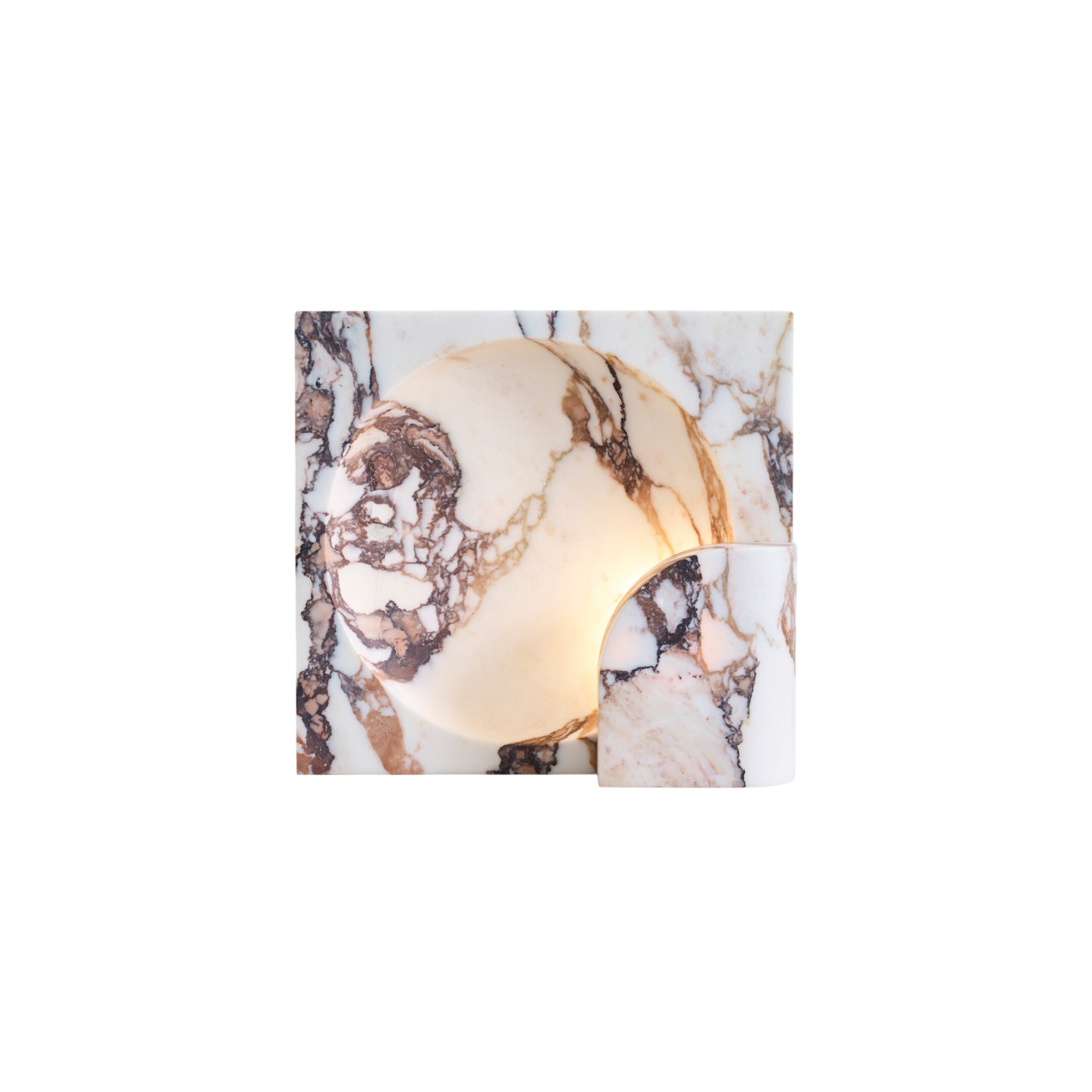 Block Piece Marble Table Lamp
