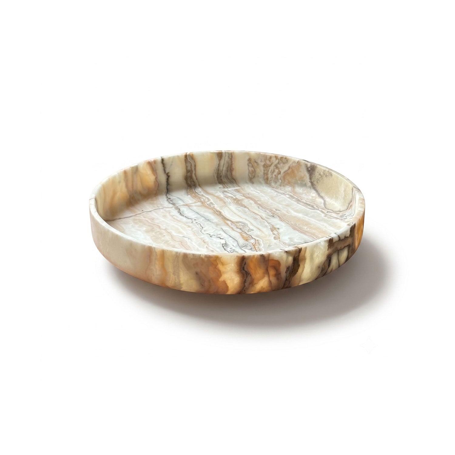 Bonita Round Stone Tray
