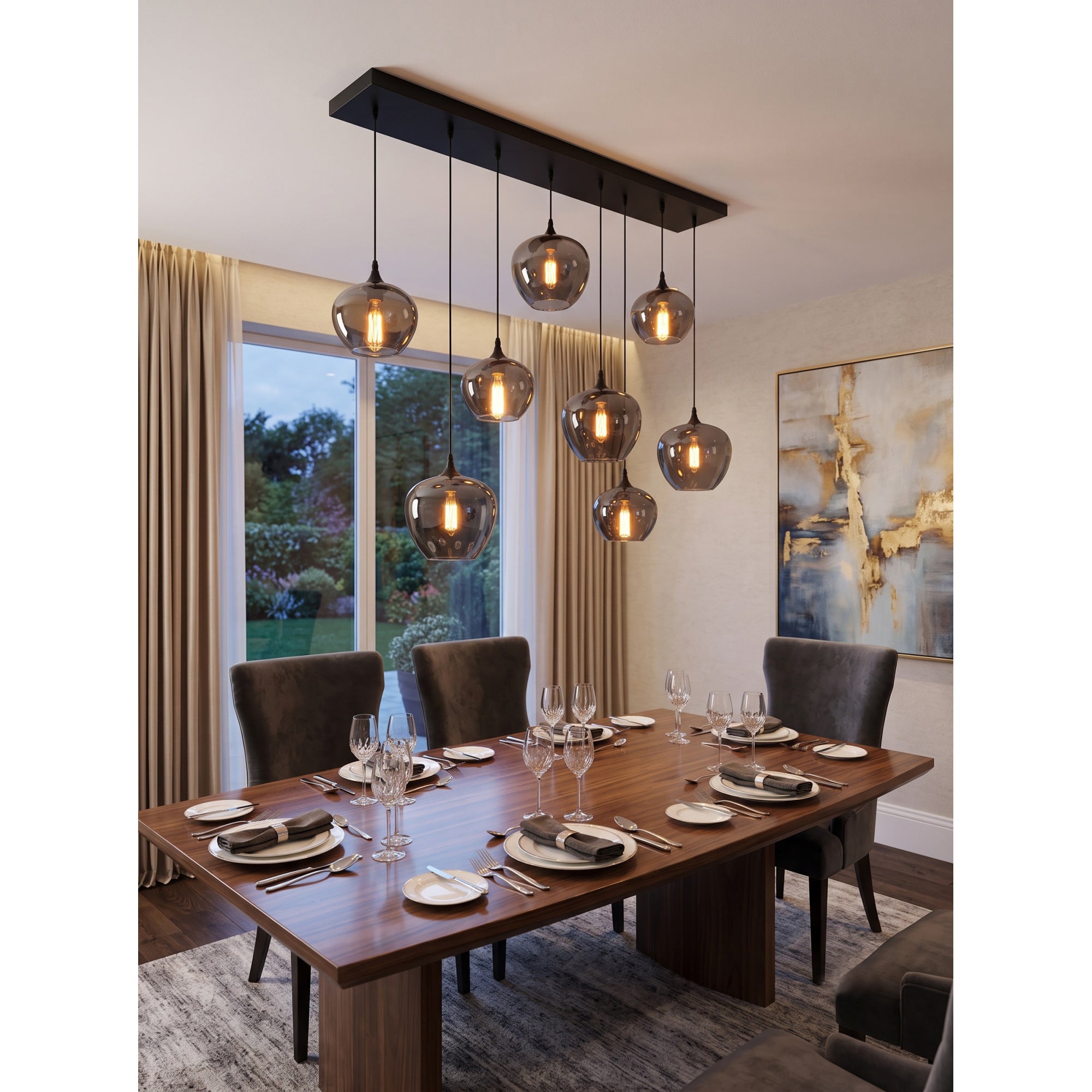 Bottle Glass Pendant Lamp