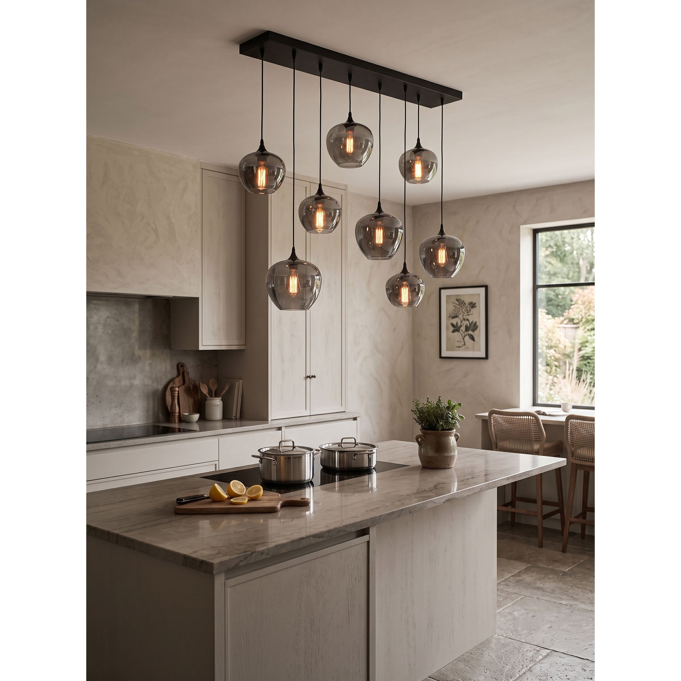 Bottle Glass Pendant Lamp