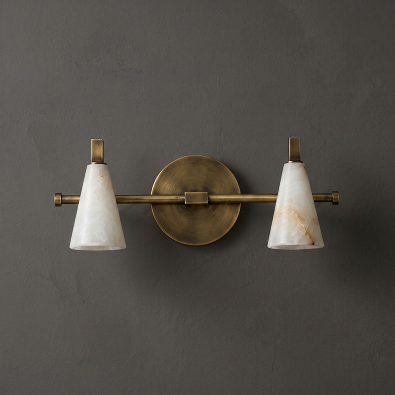Bradley Vanity Alabaster Wall Sconce