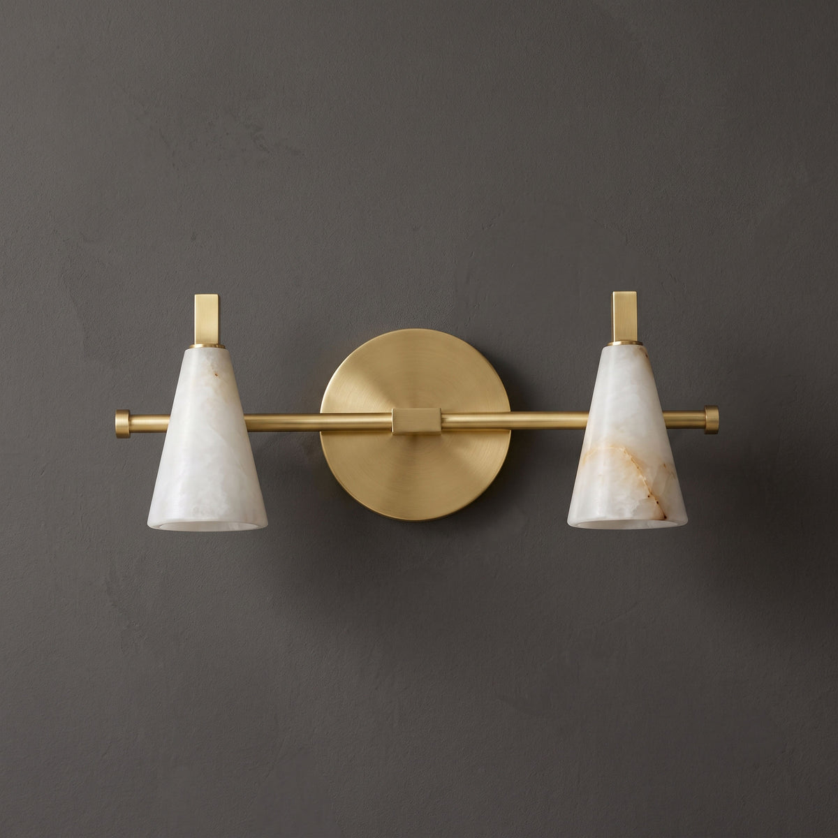 Bradley Vanity Alabaster Wall Sconce