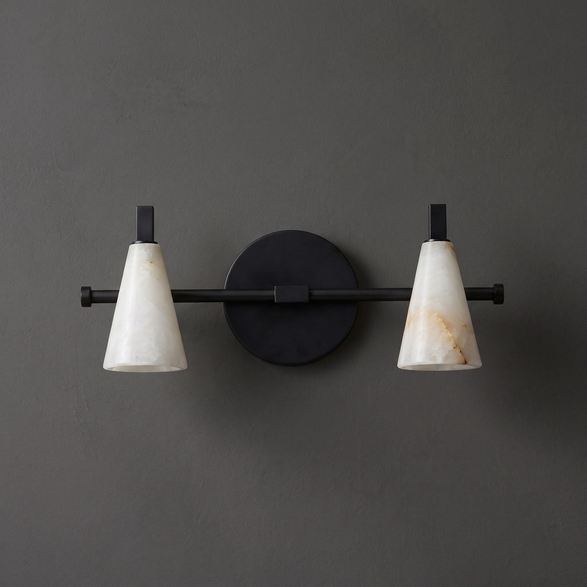 Bradley Vanity Alabaster Wall Sconce