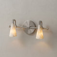 Load image into Gallery viewer, Bradley Vanity Alabaster Wall Sconce
