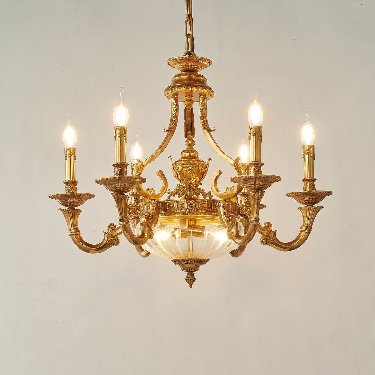 Bridgewater Brass Chandelier