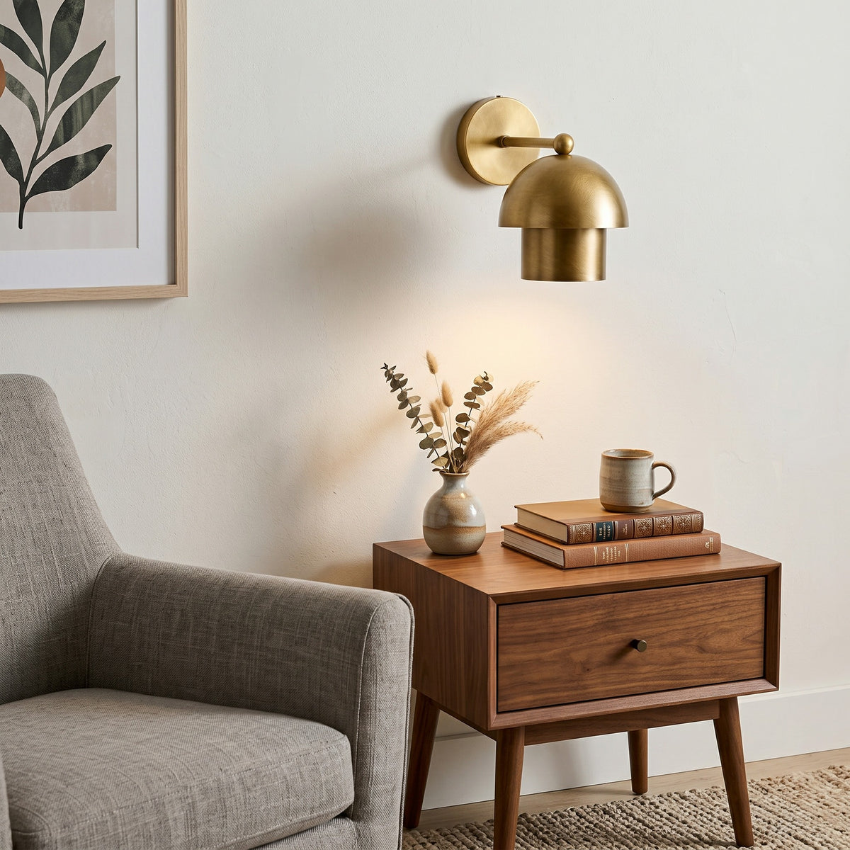 Brielle koepel wandlamp