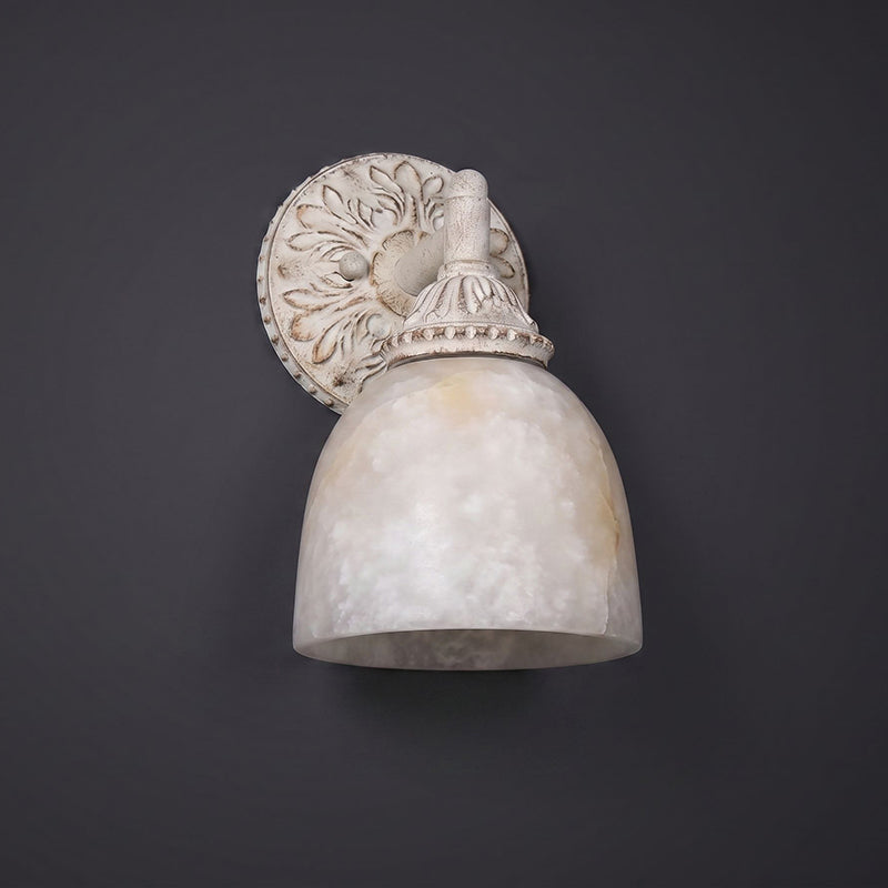 Brooks Vanity Alabaster Wall Sconce