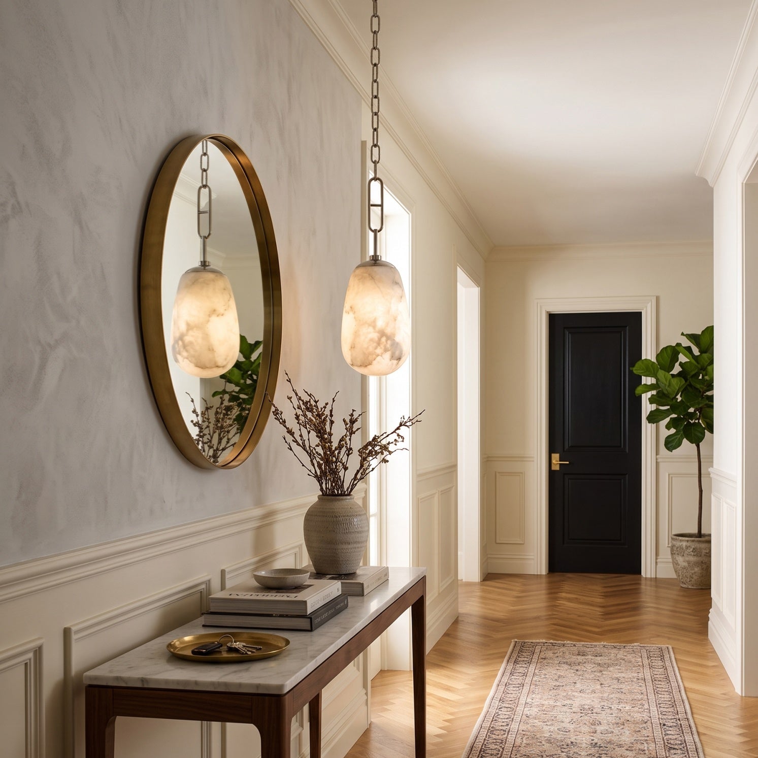Bruckner Alabaster Pendant Lamp