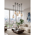 Load image into Gallery viewer, Bruckner Chain Alabaster Chandelier
