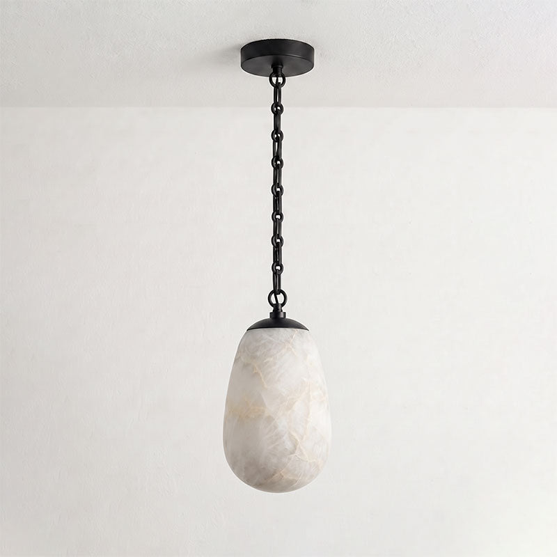 Bruckner Chain Alabaster Chandelier