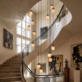 Bild in Galerie-Betrachter laden, Bullet-shaped Chain Alabaster Chandelier
