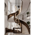 Bild in Galerie-Betrachter laden, Bullet-shaped Chain Alabaster Chandelier

