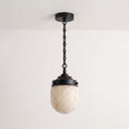 Bild in Galerie-Betrachter laden, Bullet-shaped Chain Alabaster Chandelier
