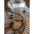 Bild in Galerie-Betrachter laden, Bullet-shaped Chain Alabaster Chandelier
