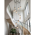 Bild in Galerie-Betrachter laden, Bullet-shaped Chain Alabaster Chandelier
