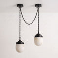 Bild in Galerie-Betrachter laden, Bullet-shaped Chain Alabaster Chandelier
