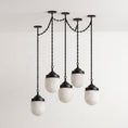 Bild in Galerie-Betrachter laden, Bullet-shaped Chain Alabaster Chandelier

