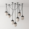 Bild in Galerie-Betrachter laden, Bullet-shaped Chain Alabaster Chandelier

