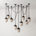 Bild in Galerie-Betrachter laden, Bullet-shaped Chain Alabaster Chandelier
