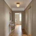 Load image into Gallery viewer, Bullet-shaped Alabaster Flush Mount
