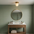 Load image into Gallery viewer, Bullet-shaped Alabaster Flush Mount
