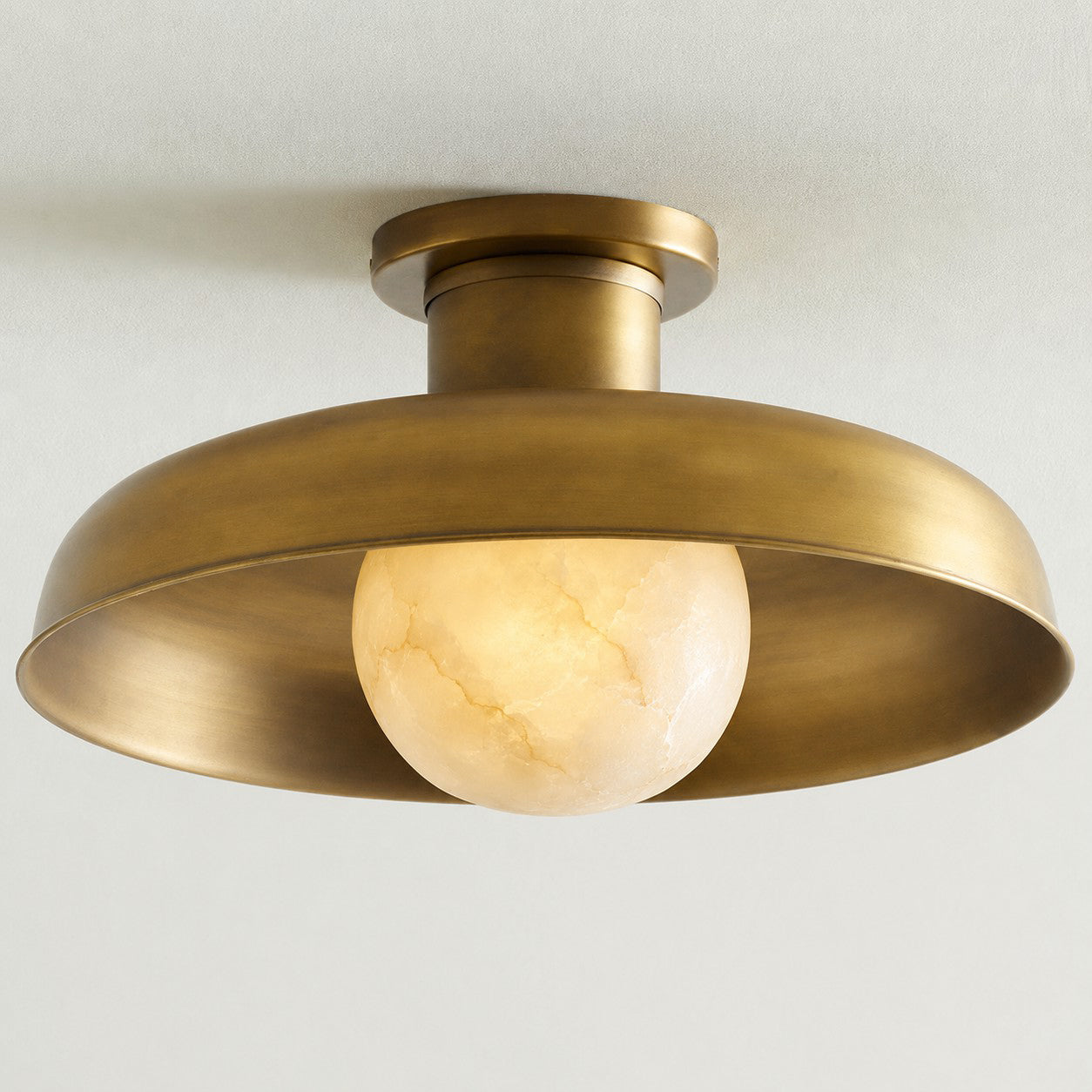 Cadence Alabaster Semi-Flush Mount