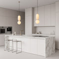 Load image into Gallery viewer, Caelune Alabaster Pendant Lamp
