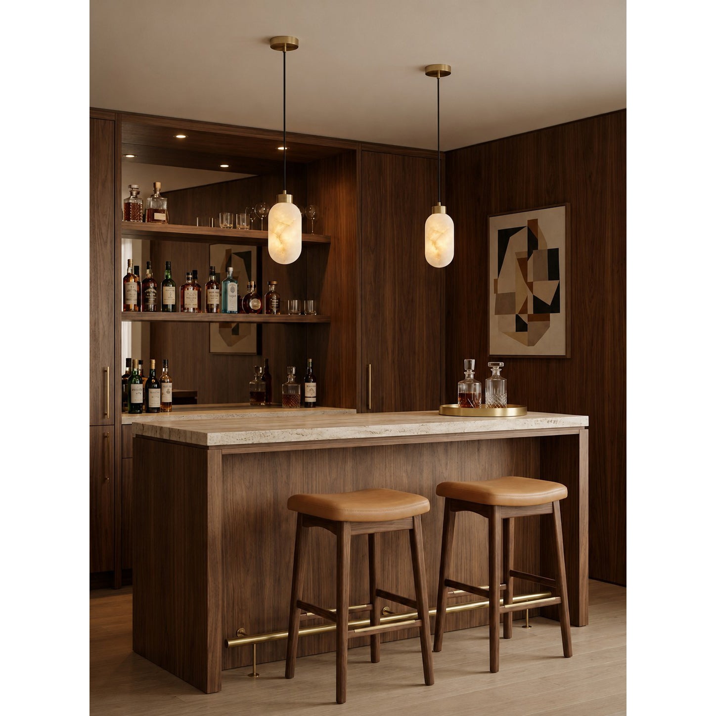 Caldris Alabaster Pendant Lamp