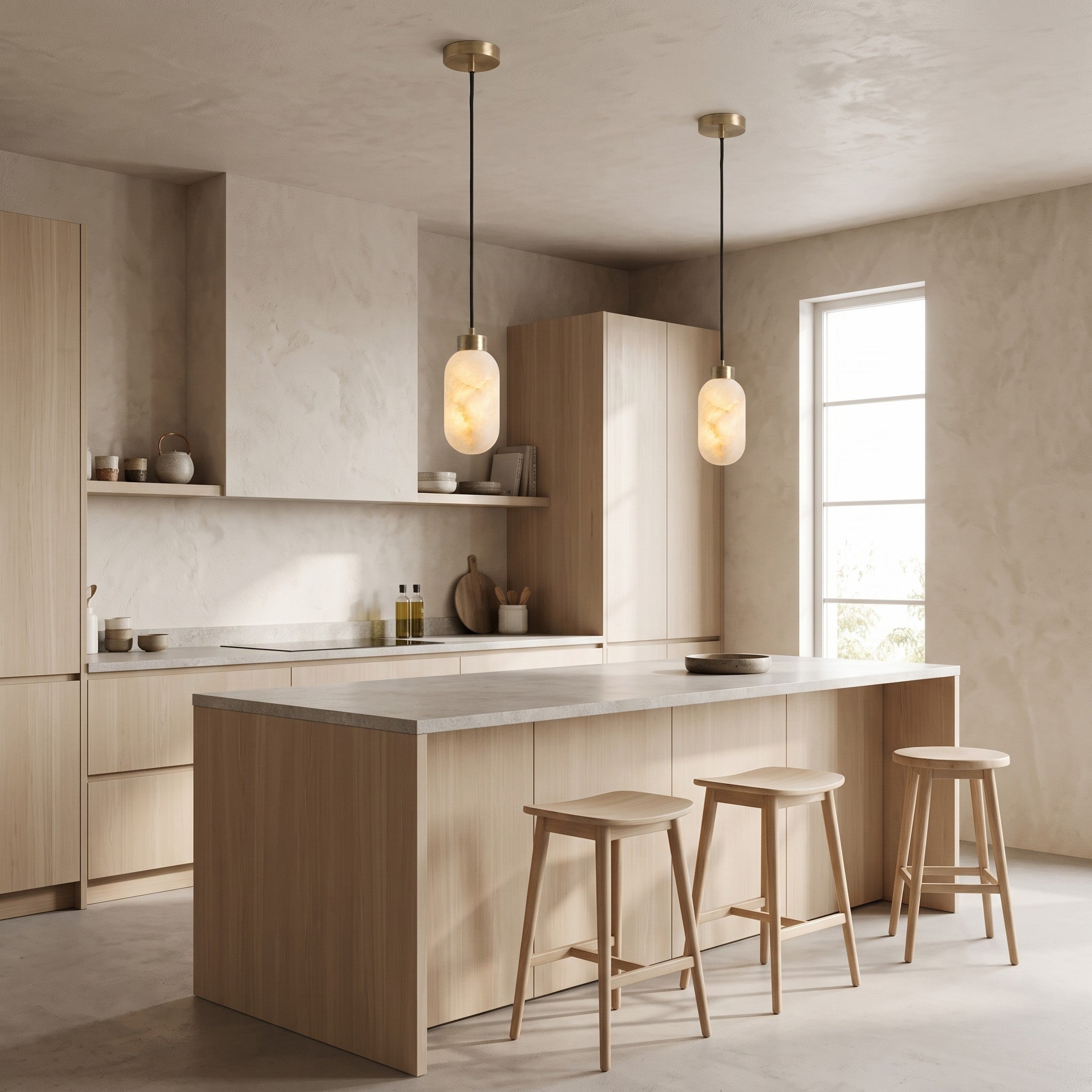 Caldris Alabaster Pendant Lamp