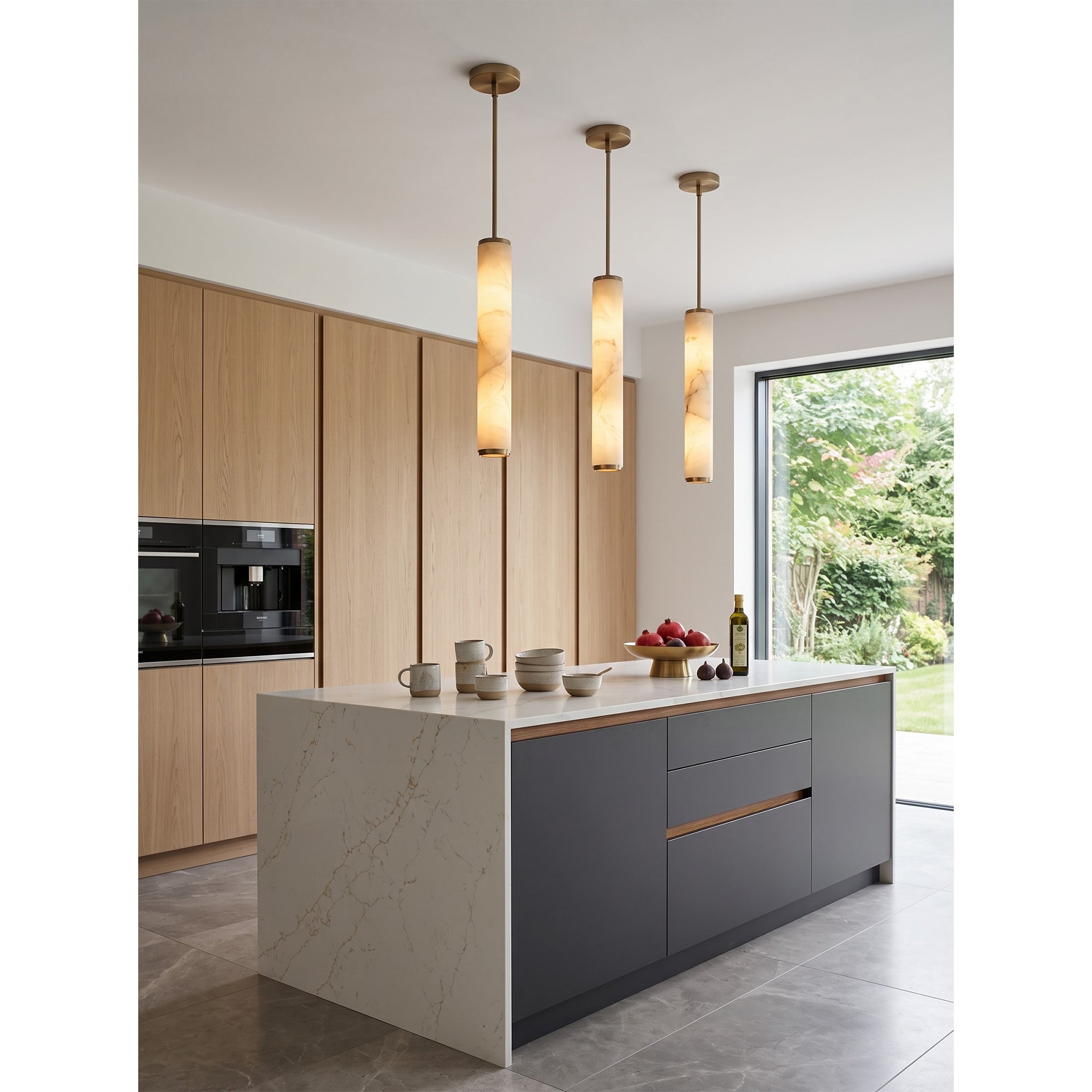 Callisto Alabaster Pendant Lamp