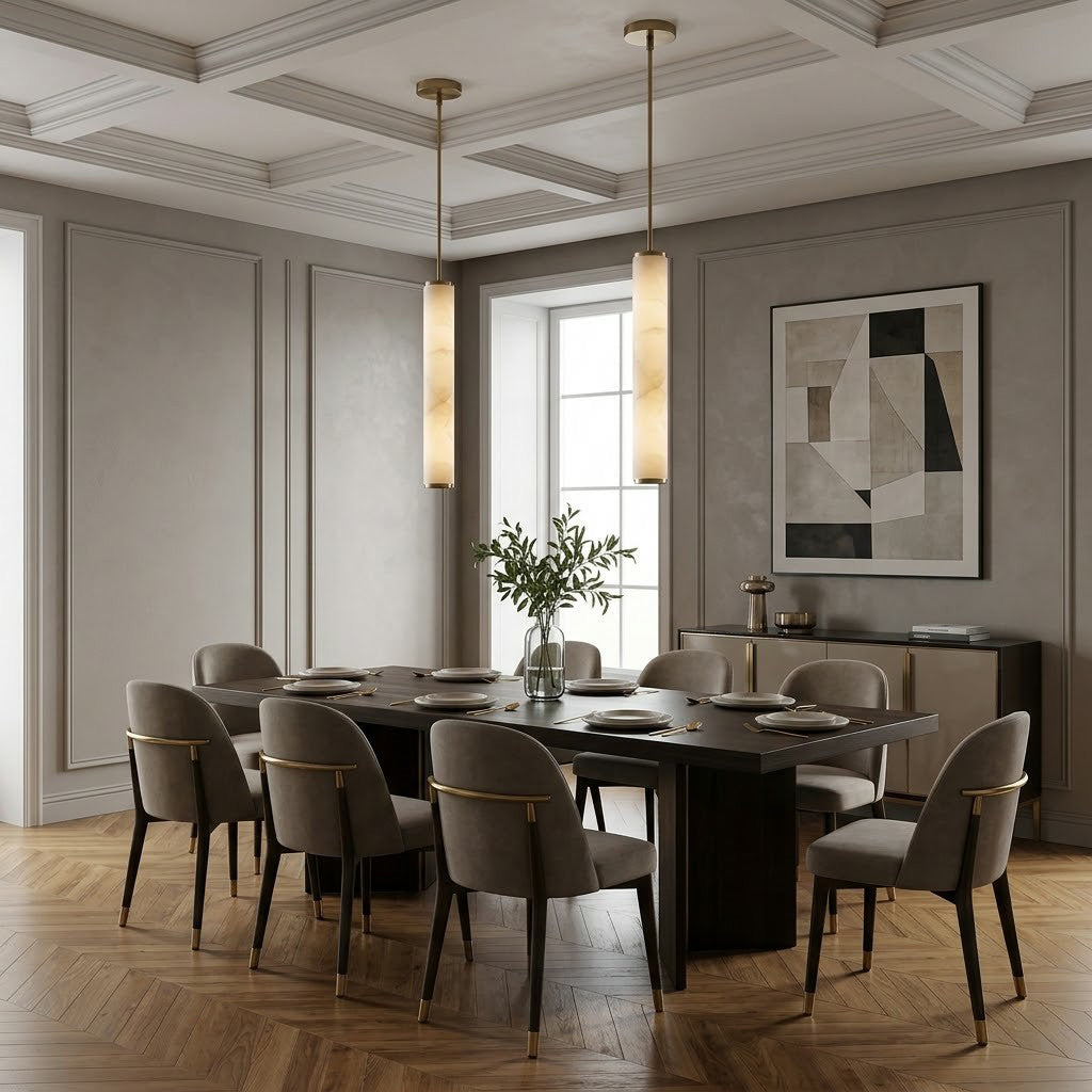 Callisto Alabaster Pendant Lamp
