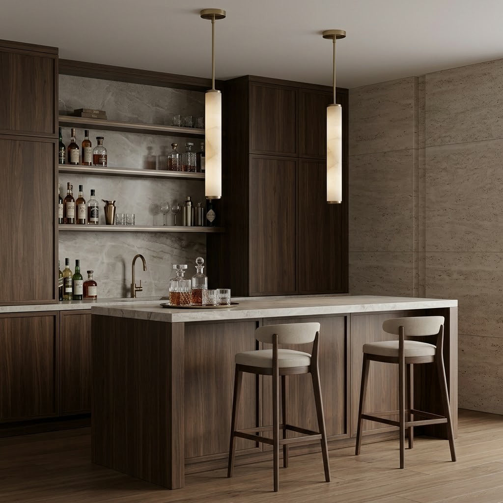 Callisto Alabaster Pendant Lamp