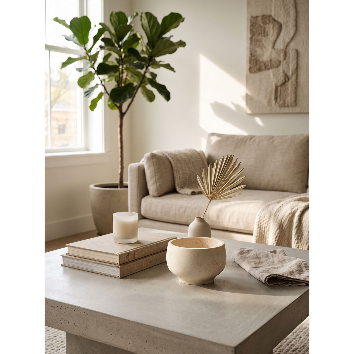Calma Marble Catchall Bowl