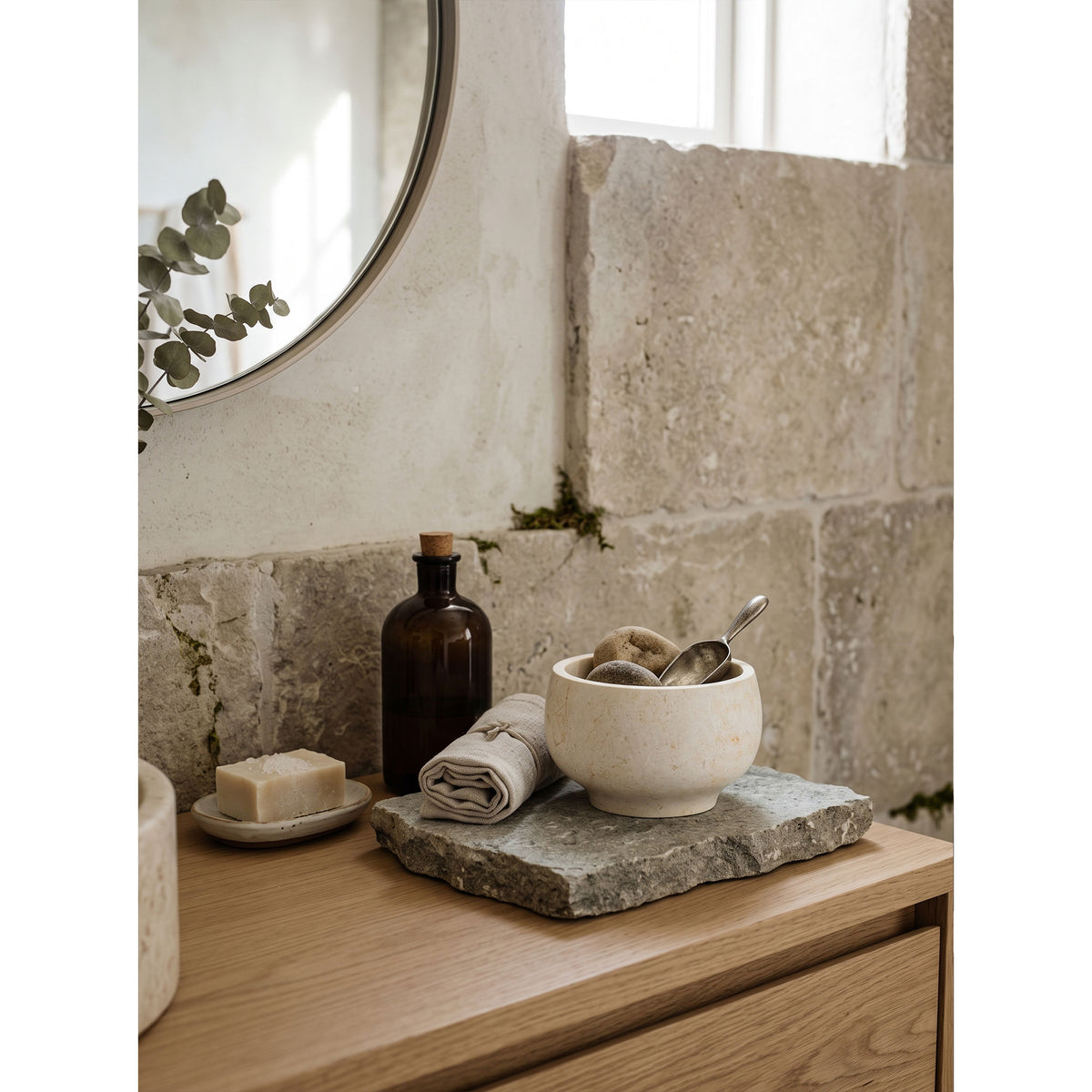 Calma Marble Catchall Bowl