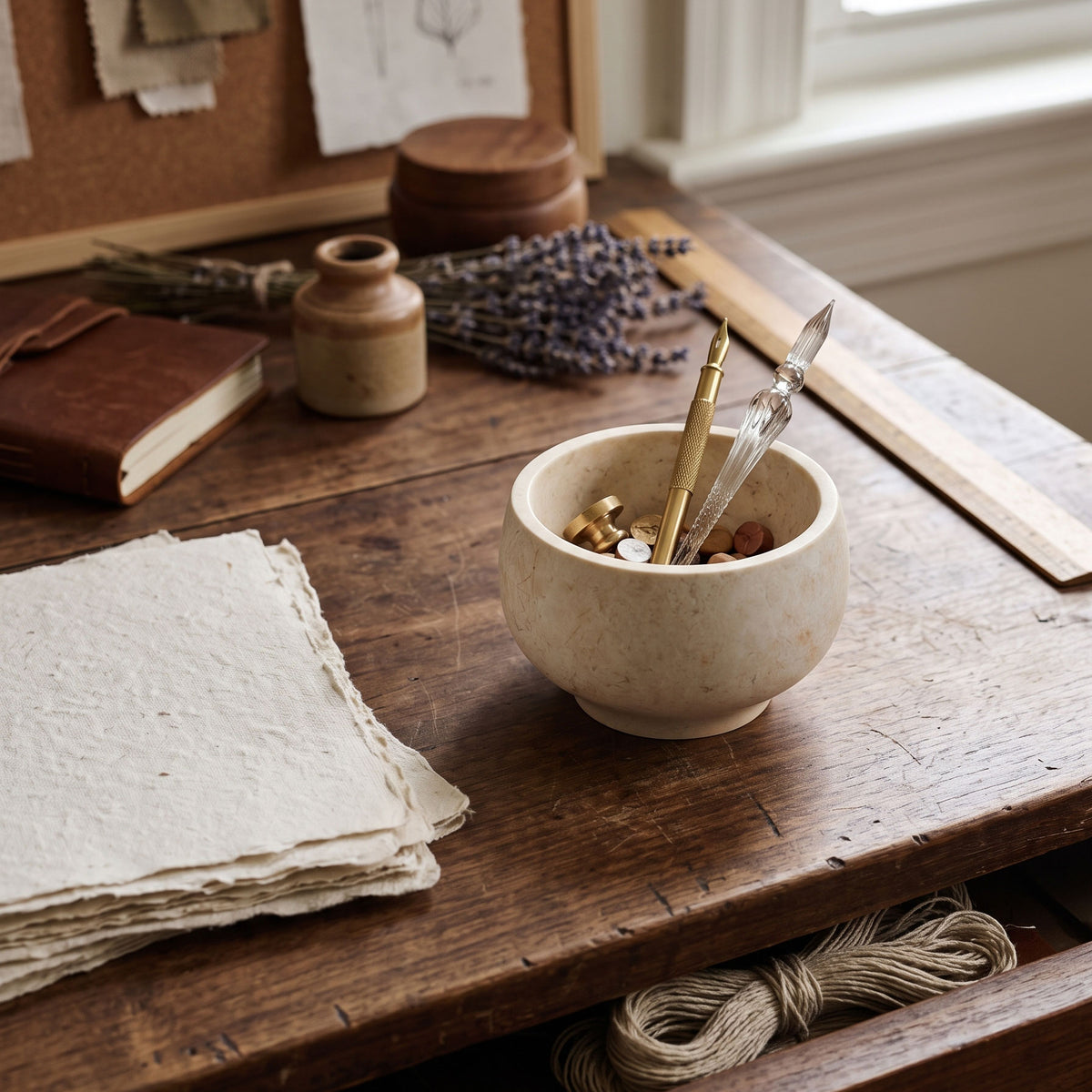 Calma Marble Catchall Bowl