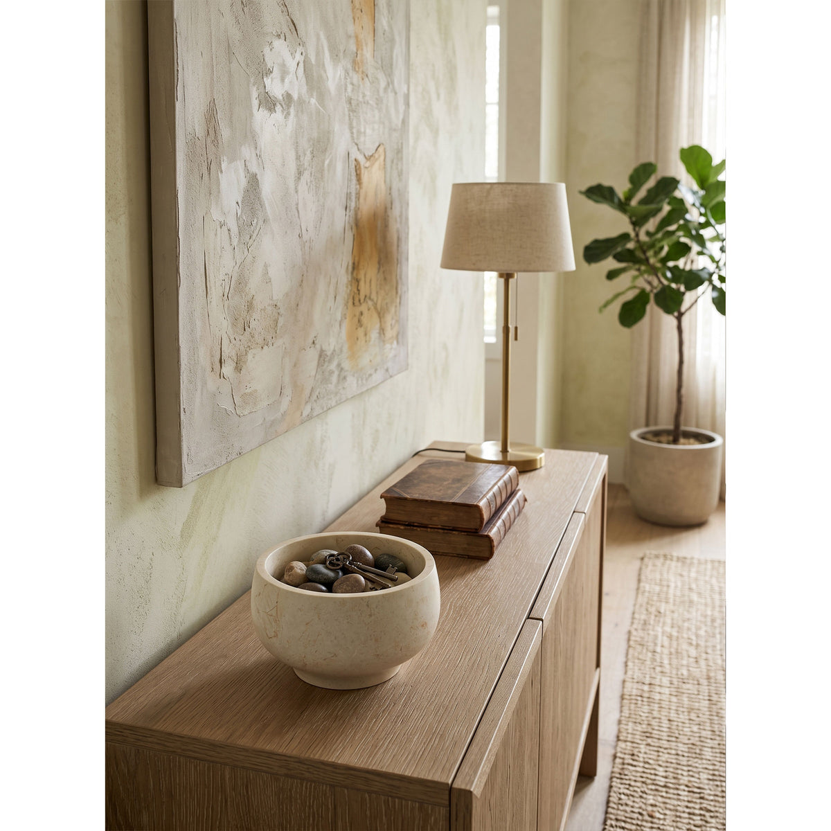 Calma Marble Catchall Bowl
