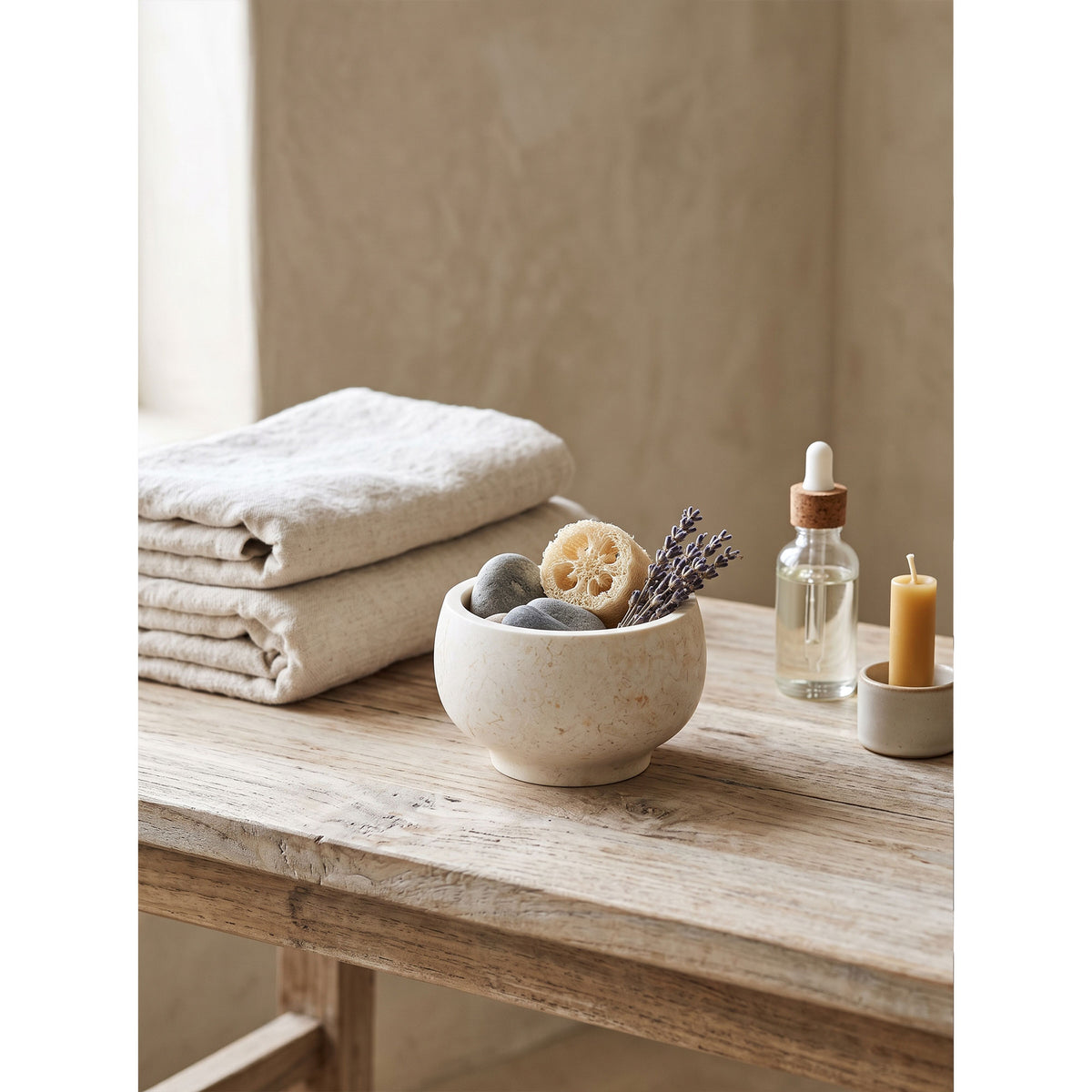 Calma Marble Catchall Bowl