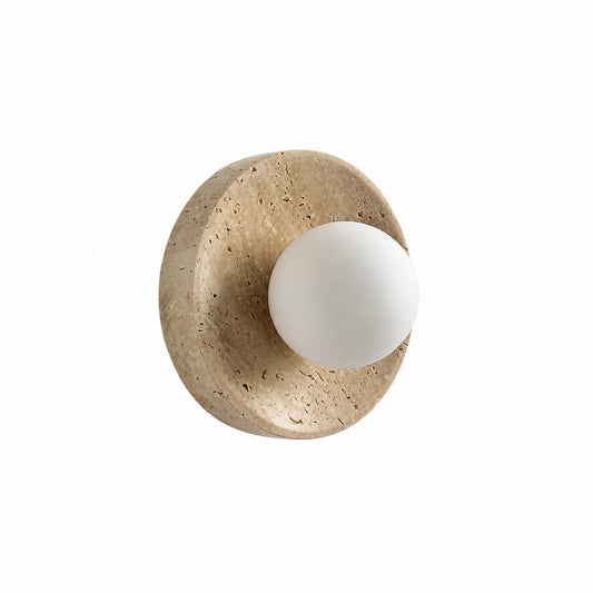 Calvora Travertine Wall Sconce