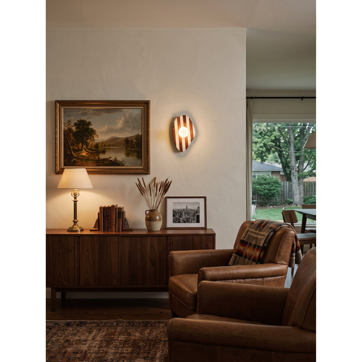Camden Striped Wall Sconce – detail 8