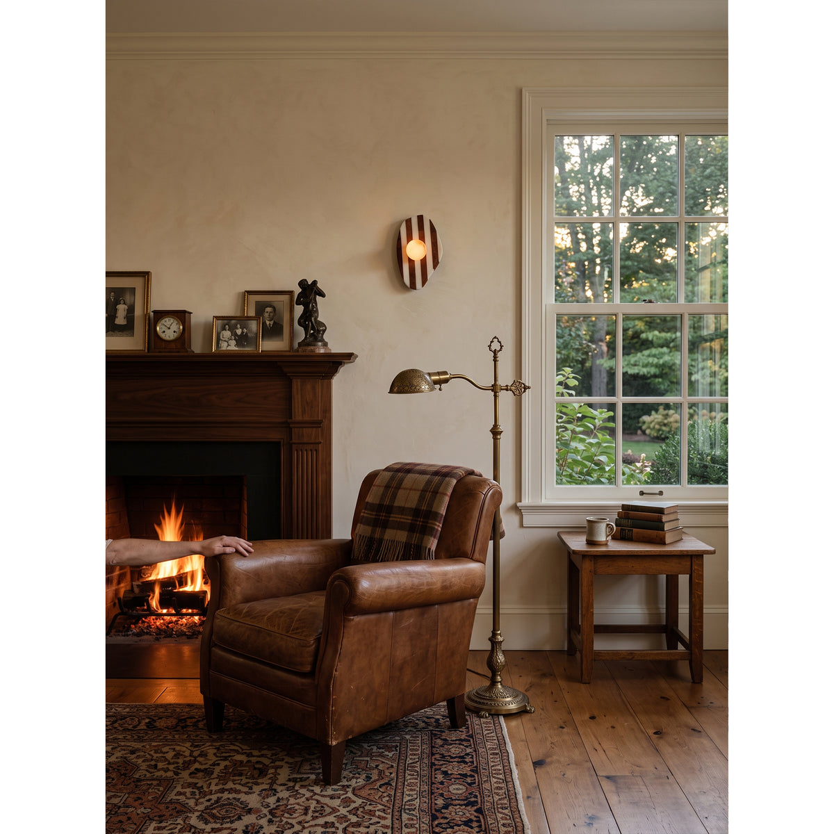 Camden Striped Wall Sconce – detail 12