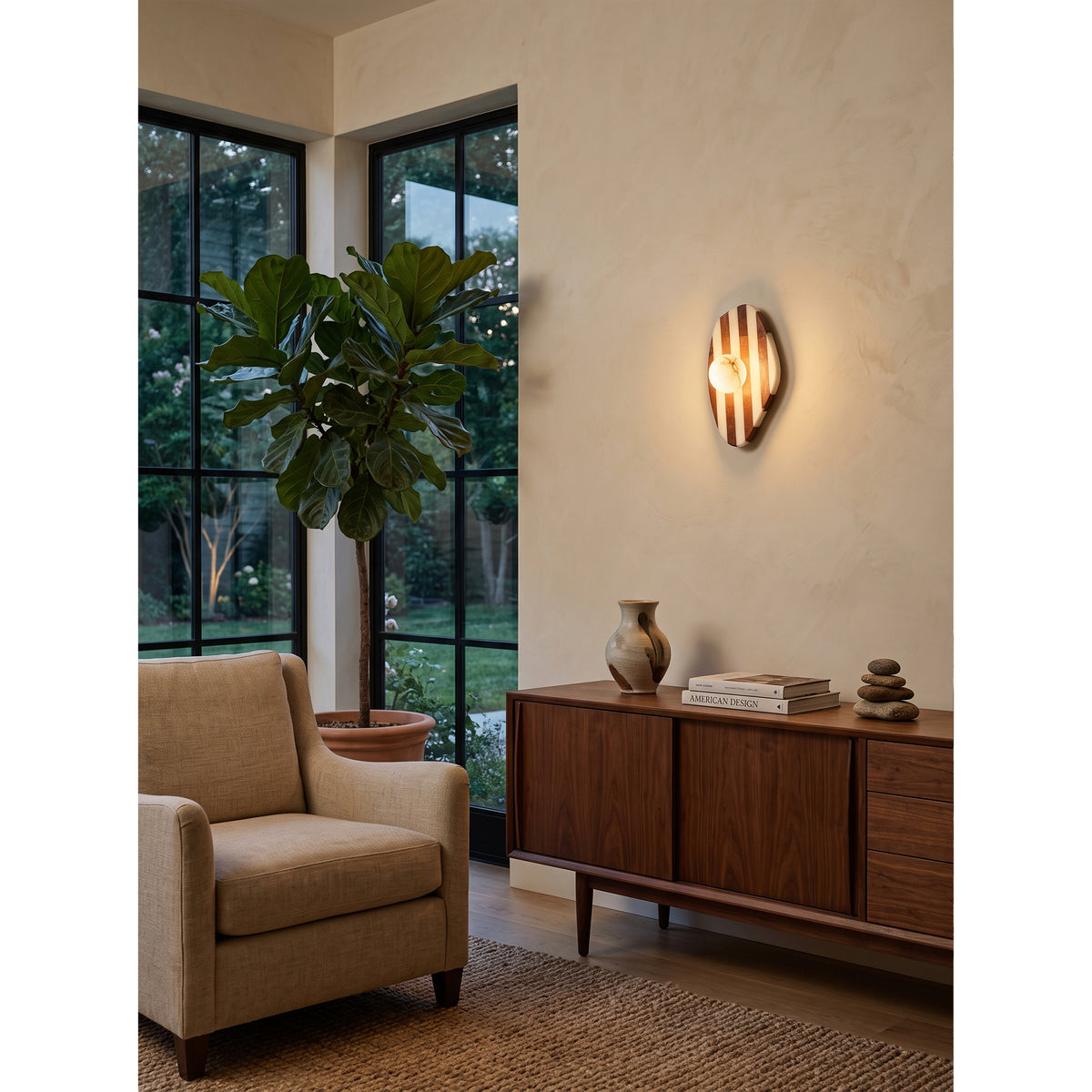 Camden Striped Wall Sconce – detail 15