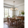 Load image into Gallery viewer, Camellia Alabaster Chandelier
