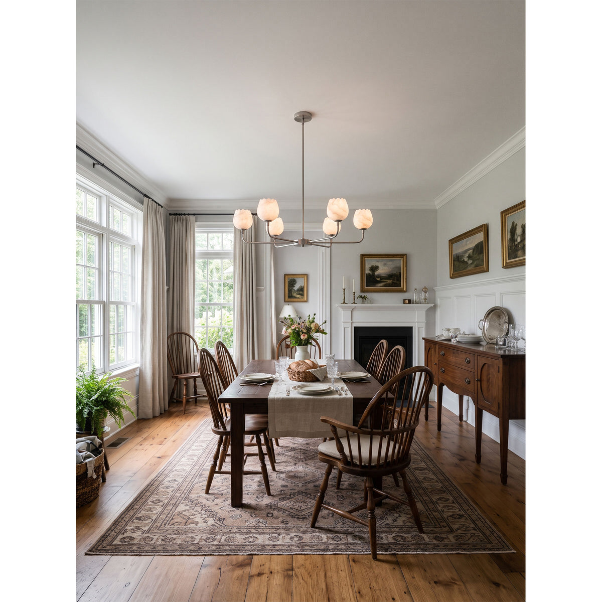 Camellia Alabaster Chandelier