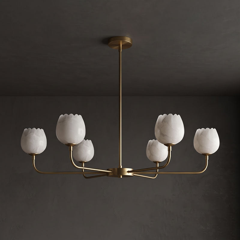 Camellia Alabaster Chandelier