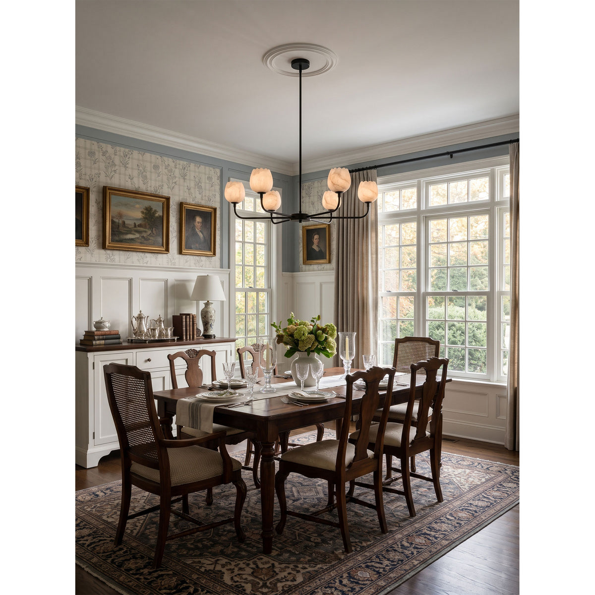 Camellia Alabaster Chandelier