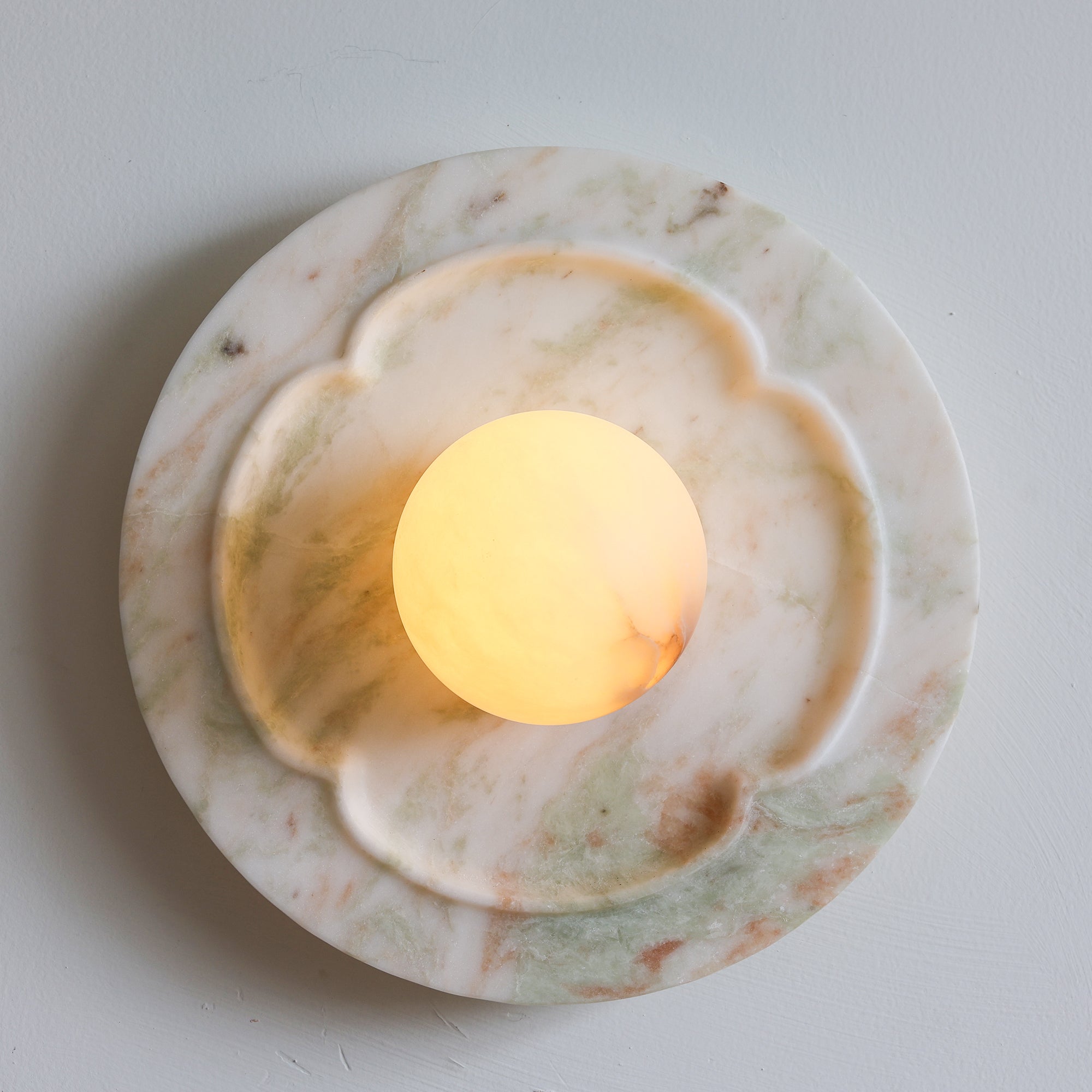Camellia Marble Wall Sconce