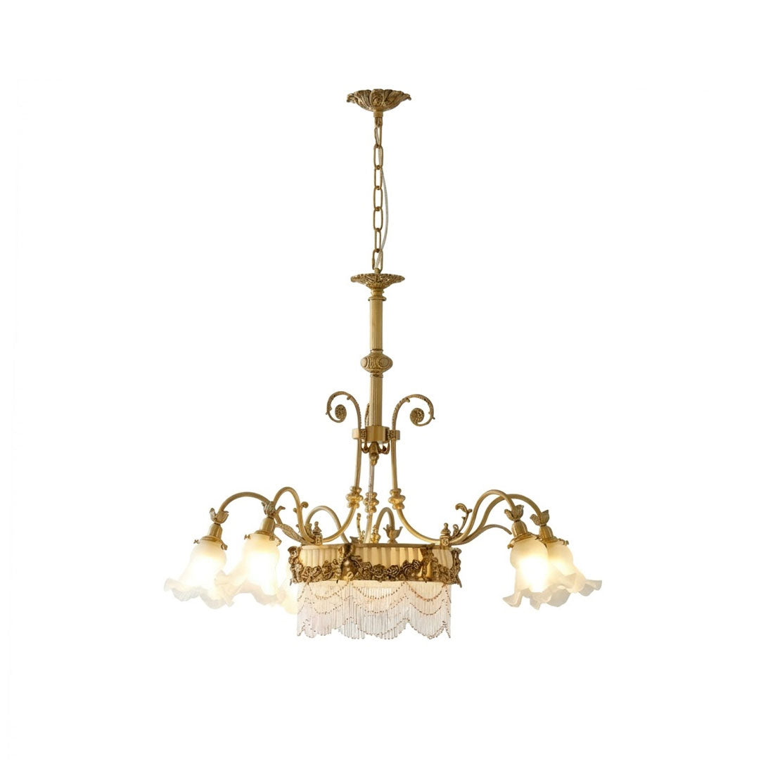 Camille Fringed Chandelier