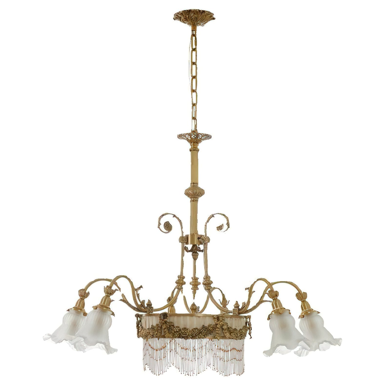 Camille Fringed Chandelier