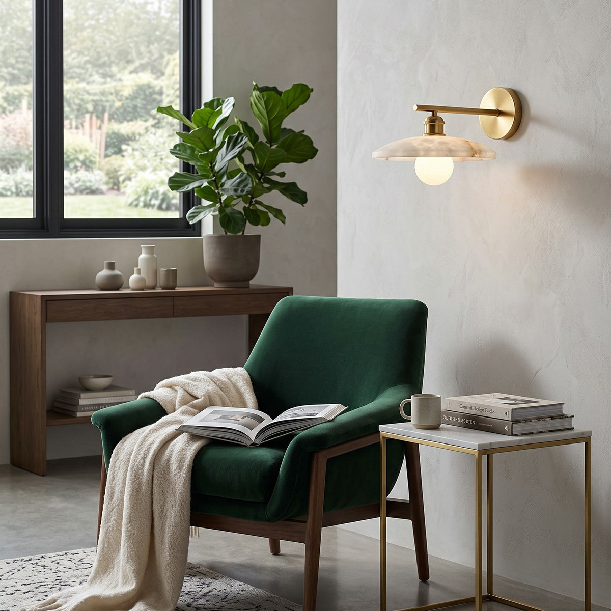 Cantina Alabaster Wall Sconce – detail 5