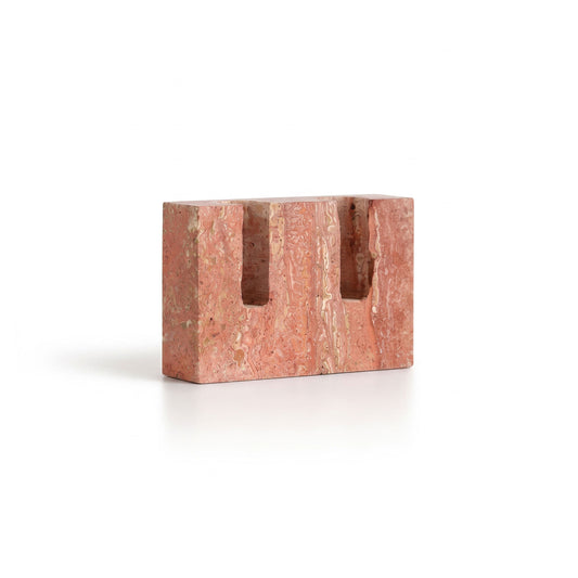 Canyon Marble Double Candle Holder
